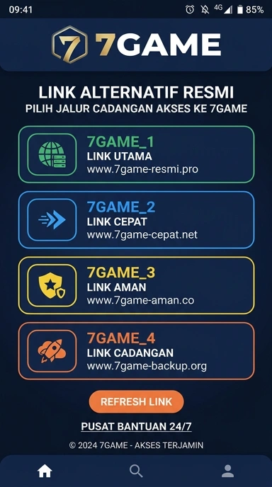 Tampilan link alternatif 7game