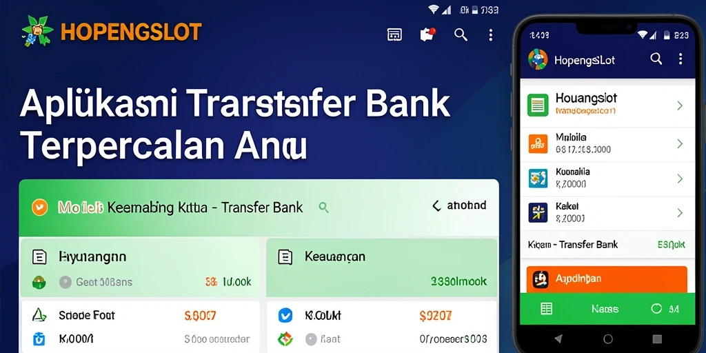 Tampilan antarmuka HOPENGSLOT untuk transfer bank yang intuitif.